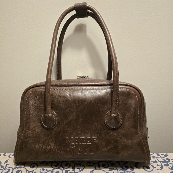 MARGESHERWOODSoft Tote Bag_Washed Brown Pull-Up - Picture 1 of 5